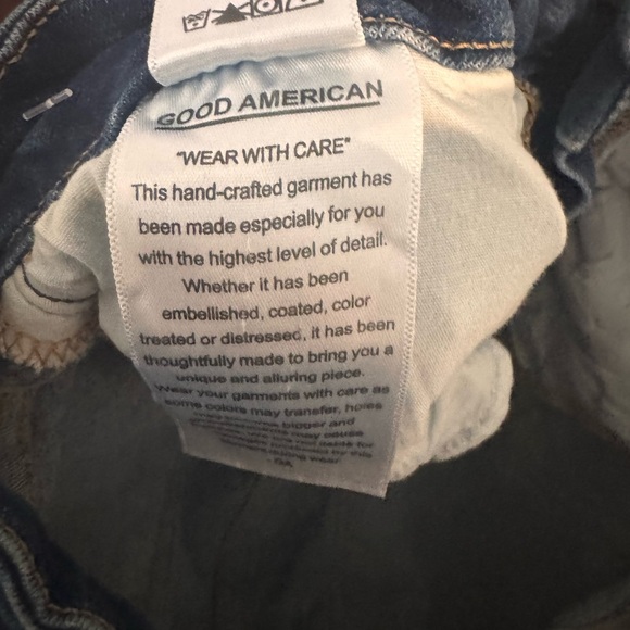 Good American Good Legs Skinny Crop Jeans Womens 4 27 High Rise Stretch - Picture 12 of 15